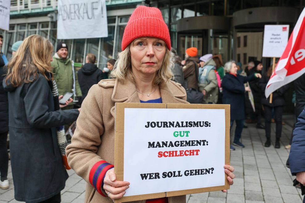 RTL Deutschland Hamburg Protest