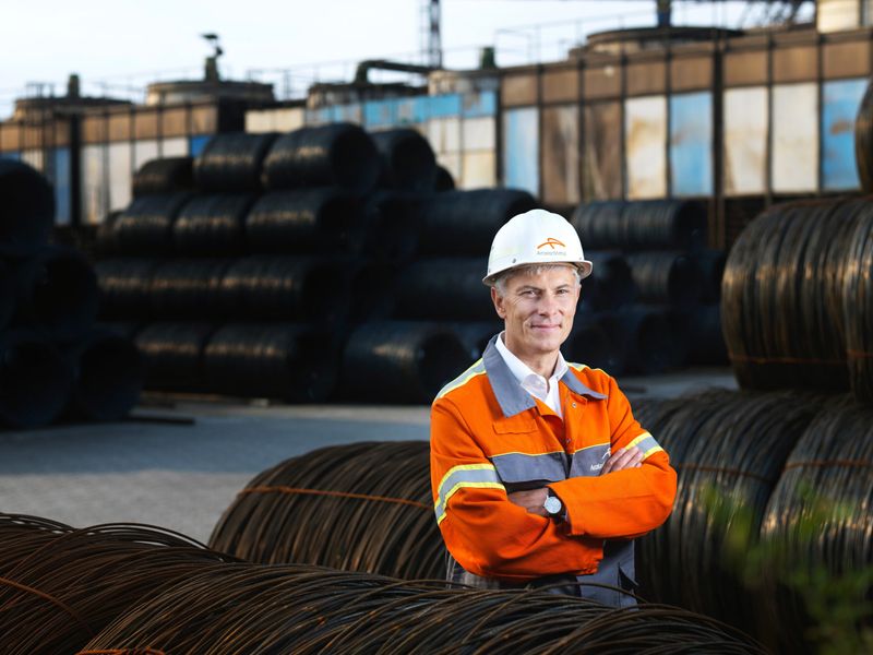 Dr. Uwe Braun ist Geschäftsführer von ArcelorMittal Hamburg.