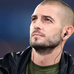 Mladen Petric als TV-Experte im Stadion