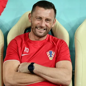 Ivica Olic auf der Bank der kroatischen Nationalmannschaft bei der WM in Katar