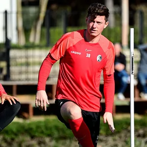 Vincenzo Grifo, Daniel-Kofi Kyereh, Michael Gregoritsch und Matthias Ginter im Trainingslager