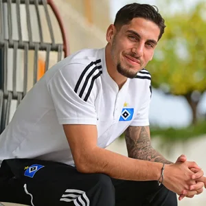 Ludovit Reis im HSV-Trainingslager