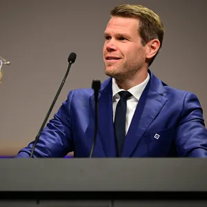 Eric Huwer bei der Mitgliederversammlung
