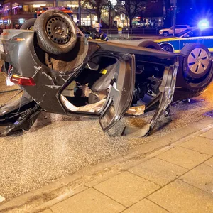 Die Unfallstelle in Farmsen-Berne.