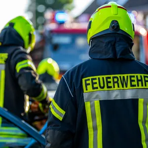 Retter an Unfallort