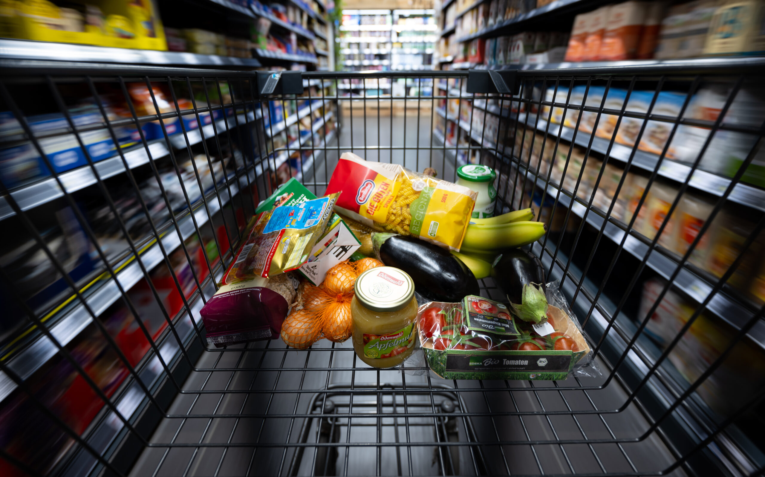 Supermarkt Inflation Einkaufen