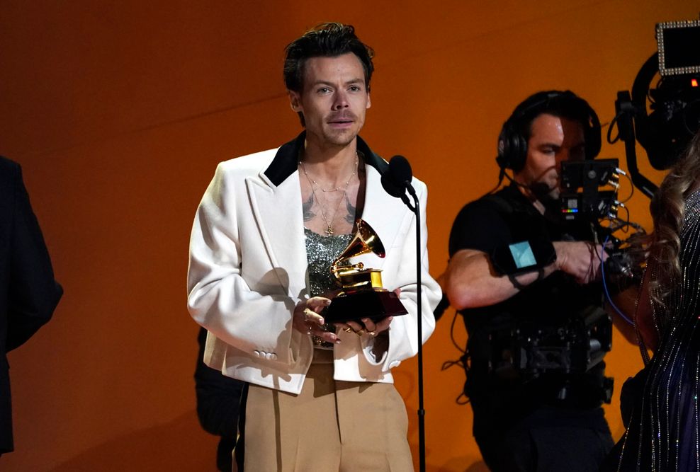 Harry Styles bekommt den Grammy für das beste Pop-Album.