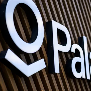 Ein Logo von Palantir Technologies