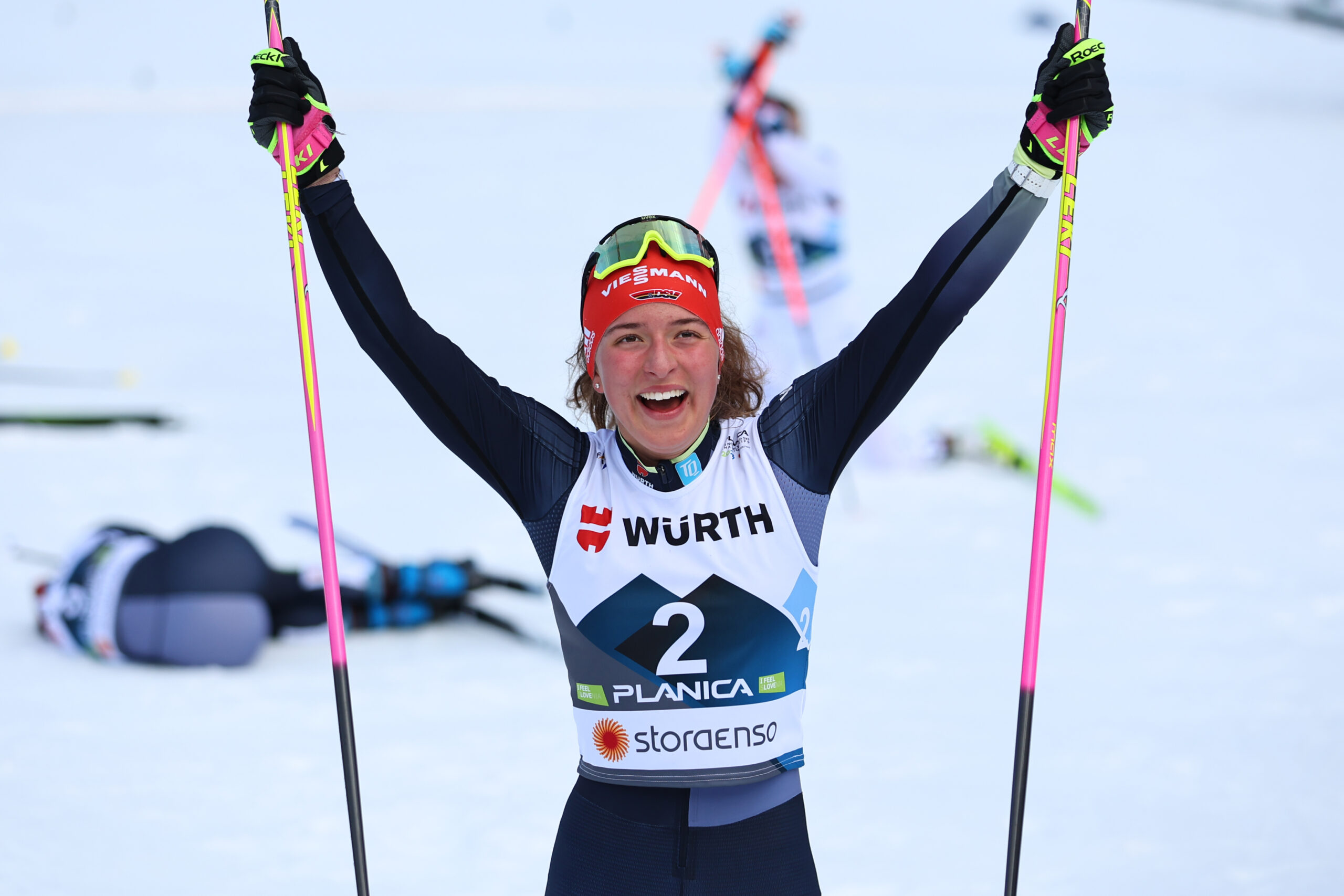 Nathalie Armbruster gewinnt WM-Silber in der Nordischen Kombination