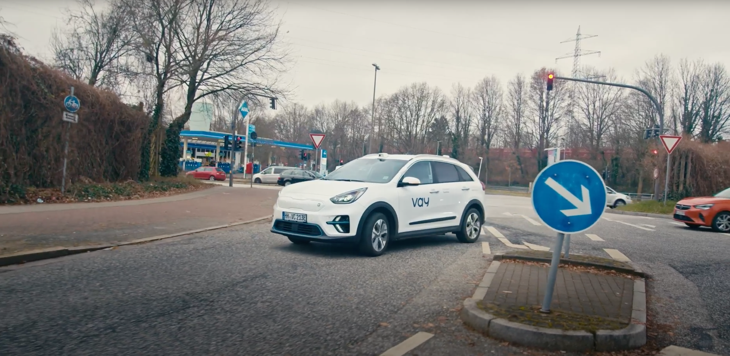 In Nettelnburg war zum ersten Mal in Europa ein Auto per Telefahrer unterwegs.