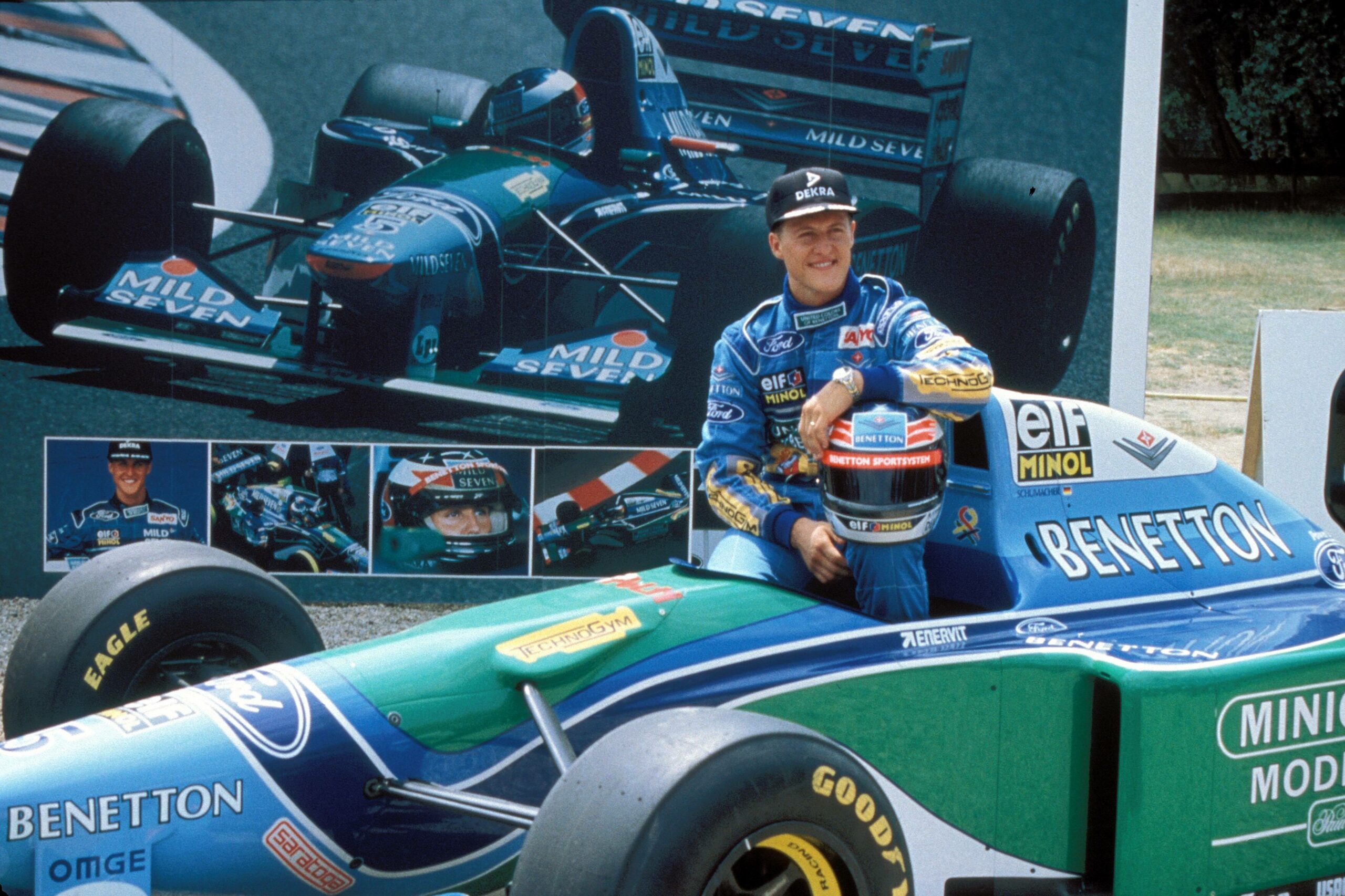 Michael Schumacher beim Formel-1-Sieg 1994
