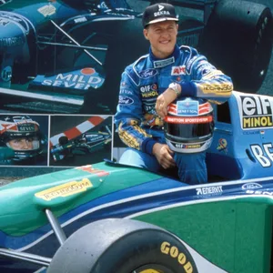 Michael Schumacher beim Formel-1-Sieg 1994