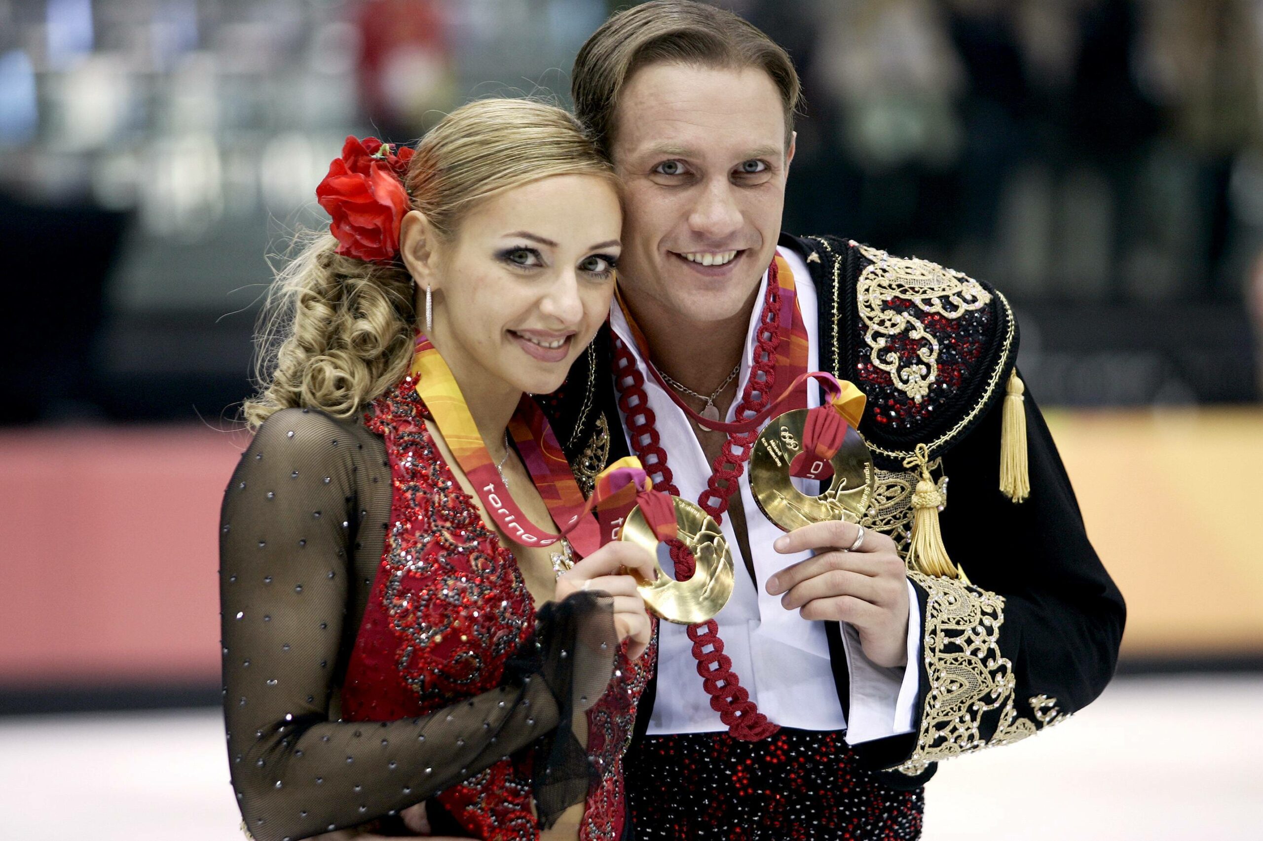 Olympiasieger Tatyana Navka und Roman Kostomarov
