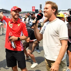 Nico Rosberg im Interview mit Sebastian Vettel