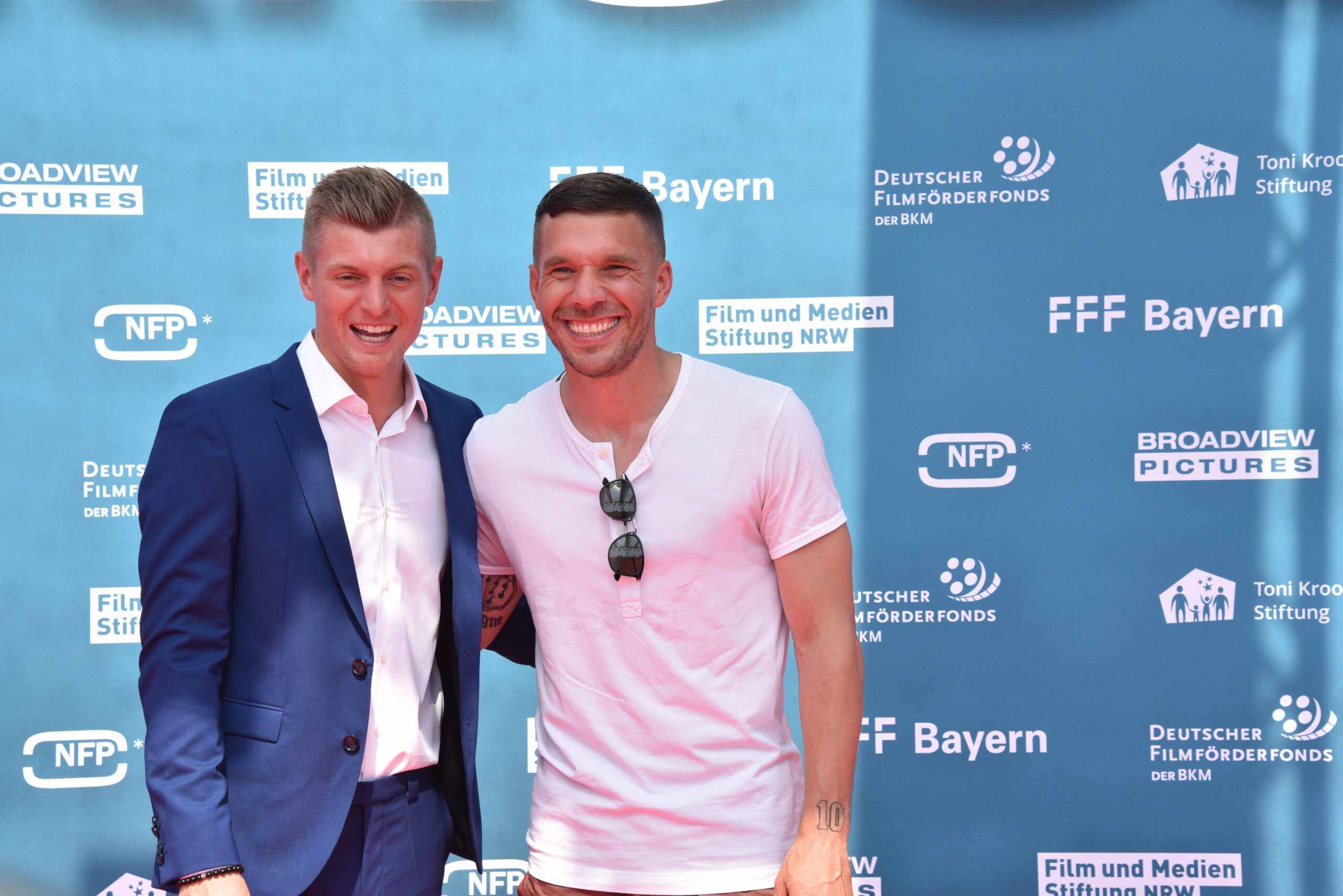 Lukas Podolski und Toni Kroos