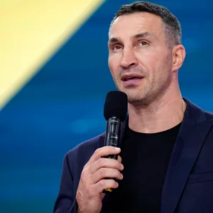 Boxe Wladimir Klitschko hält eine Rede