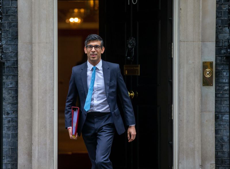 Rishi Sunak in 10 Downing Street
