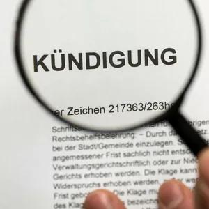 Ein Kündigungsschreiben