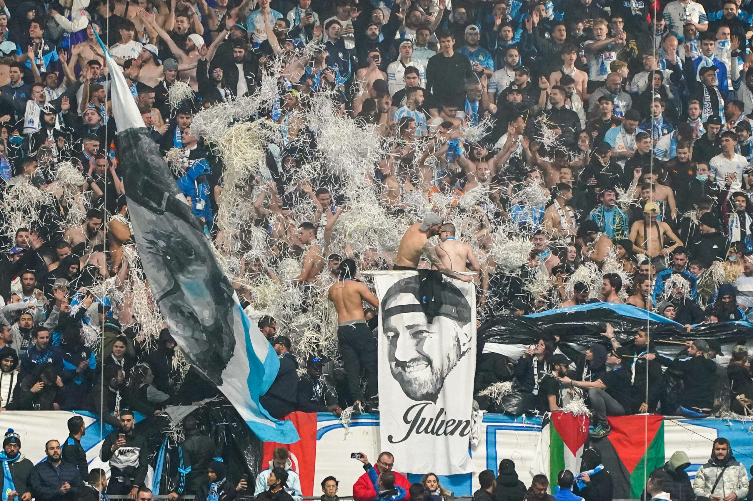 Fans von Olympique Marseille