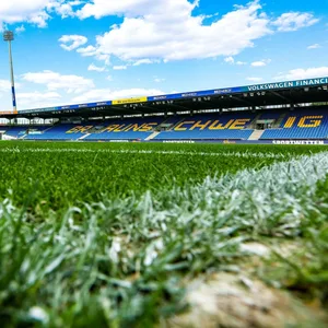 Aufnahme vom Eintracht-Stadion in Braunschweig
