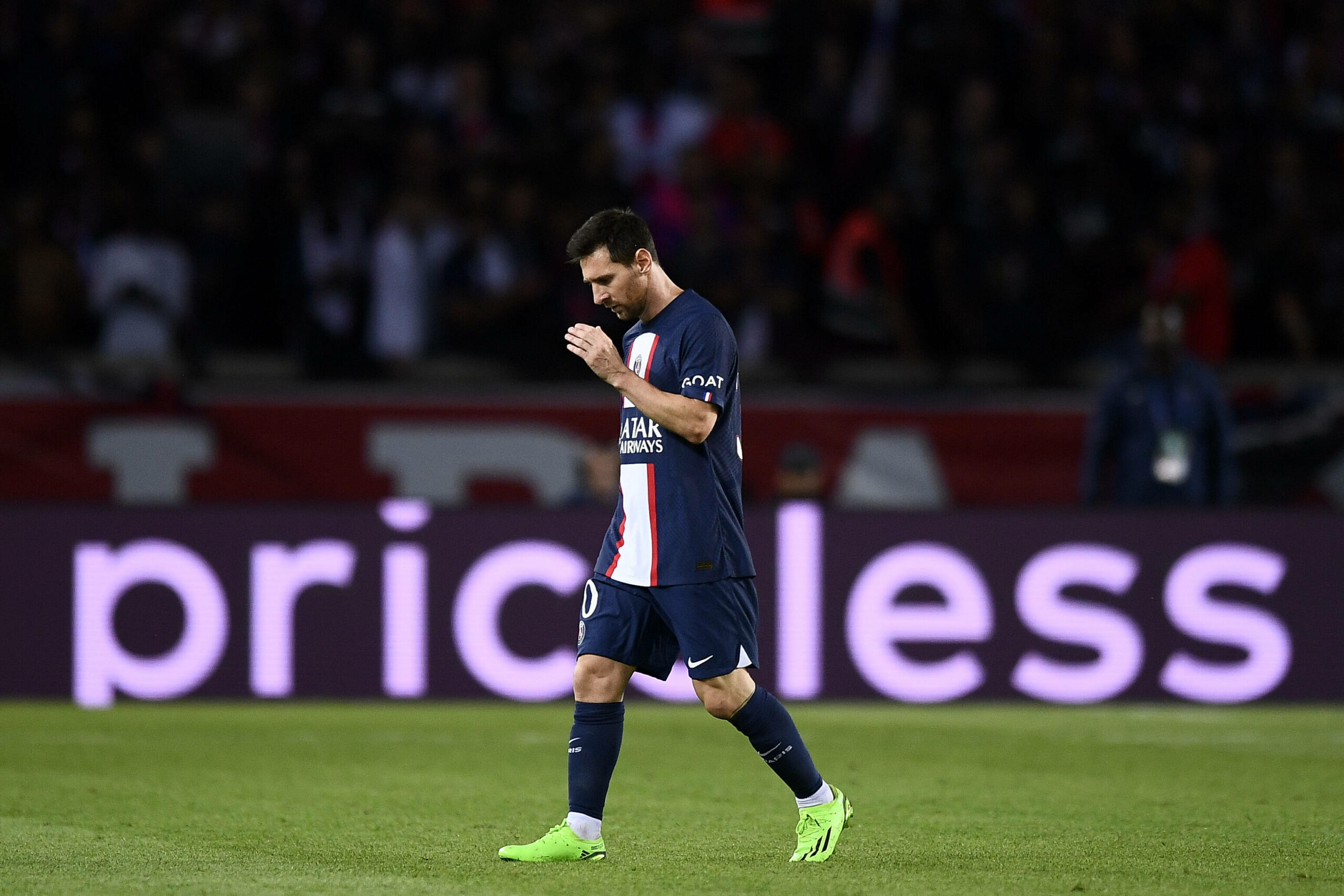 Lionel Messi im Trikot von Paris Saint-Germain