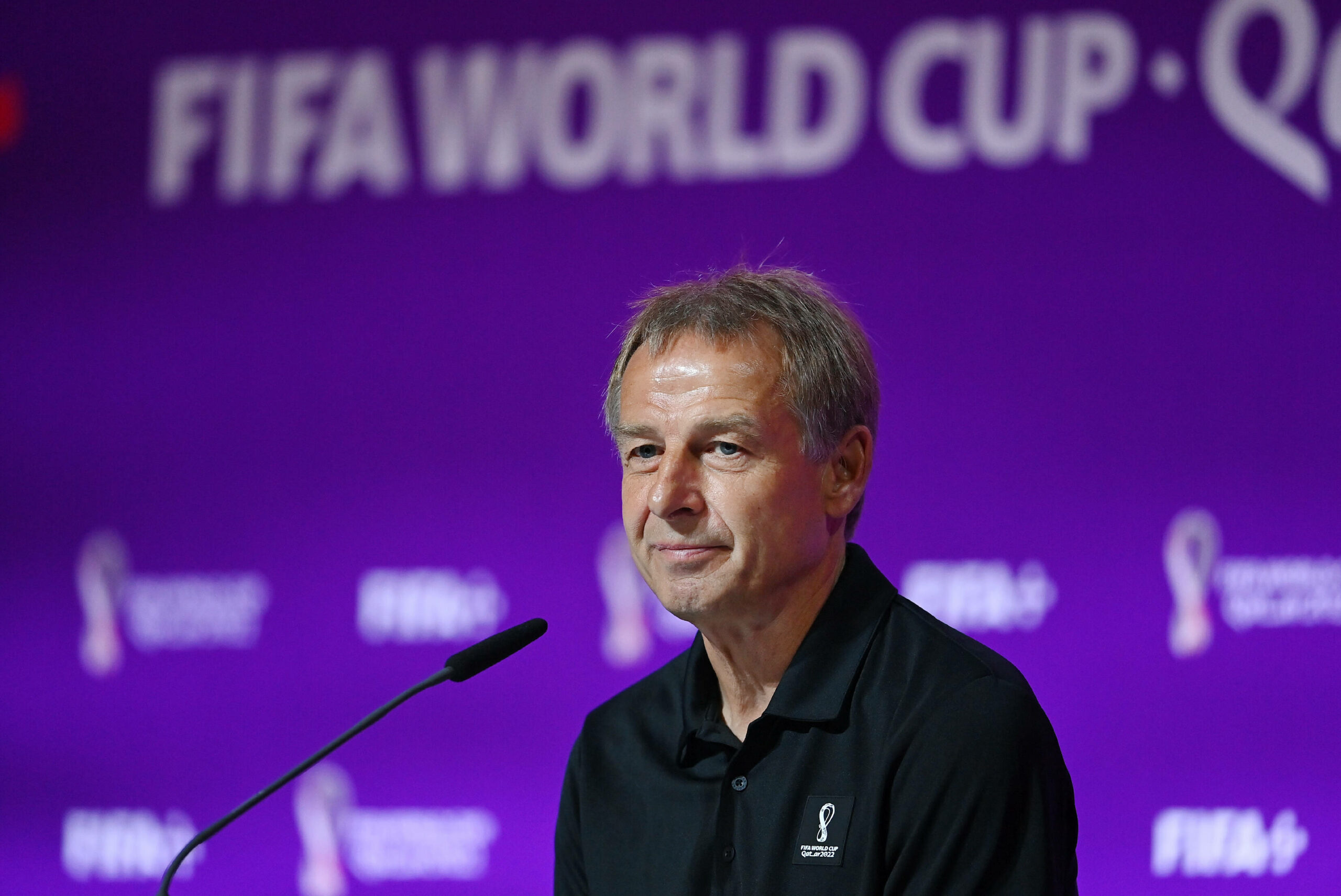 Jürgen Klinsmann bei einer PK