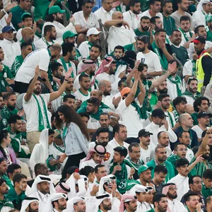 Fans von Saudi-Arabien bei der WM