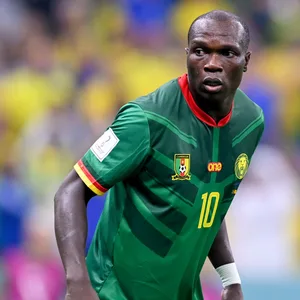 Vincent Aboubakar bei einem Spiel für Kamerun