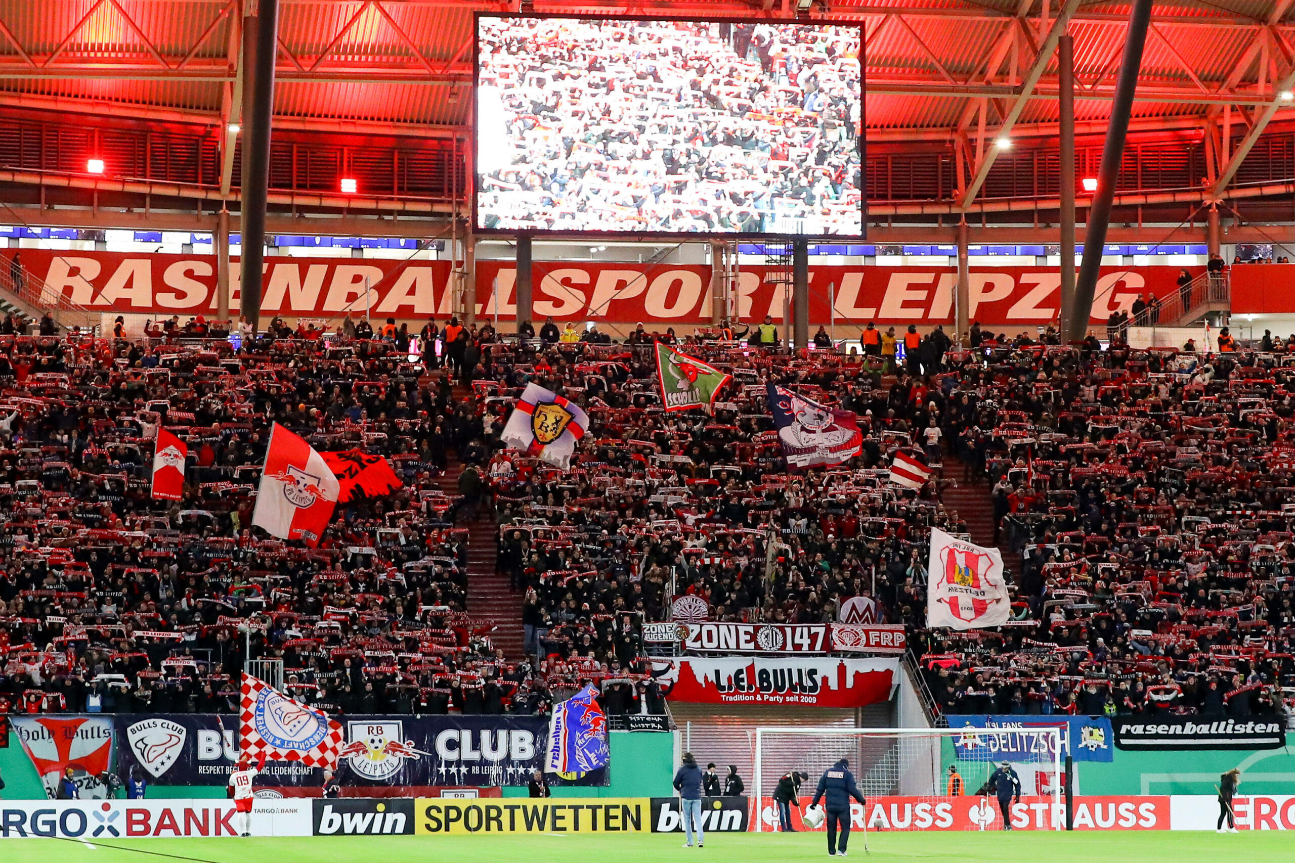 Fans bei RB Leipzig gegen Hoffenheim