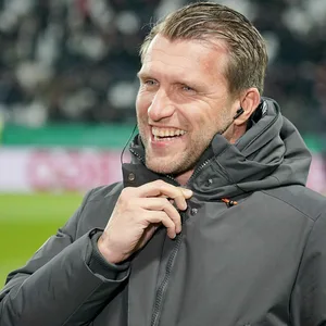 Markus Krösche im Deutsche Bank Park