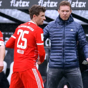 Thomas Müller und Julian Nagelsmann