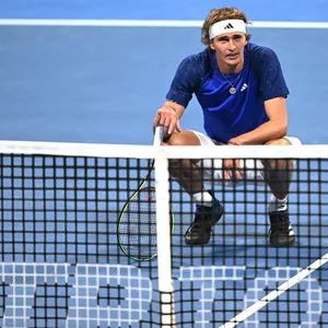 Alexander Zverev nach seinem Aus bei den Qatar Open gegen Andy Murray.
