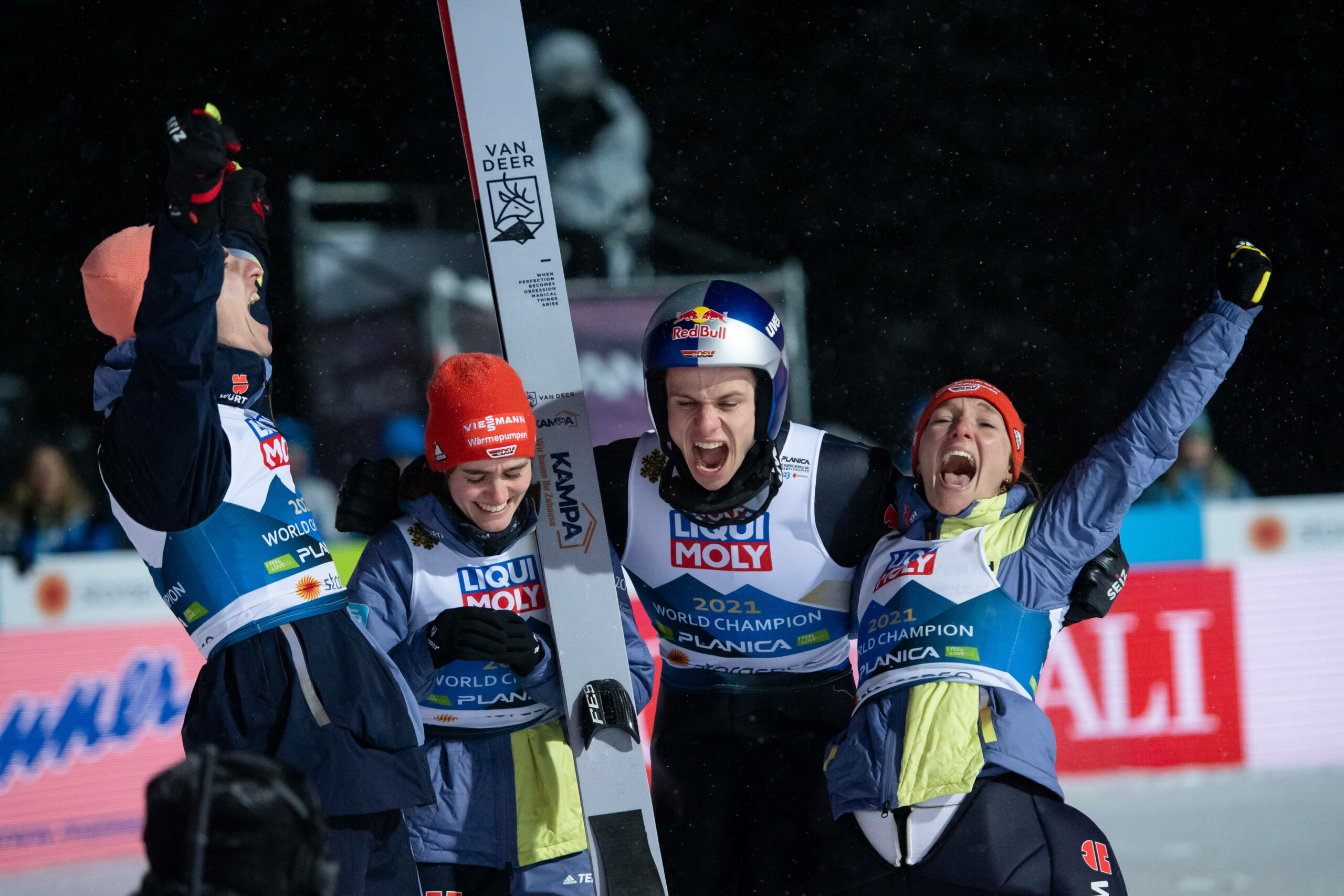 Deutsches Ski-Team jubelt über WM-Gold
