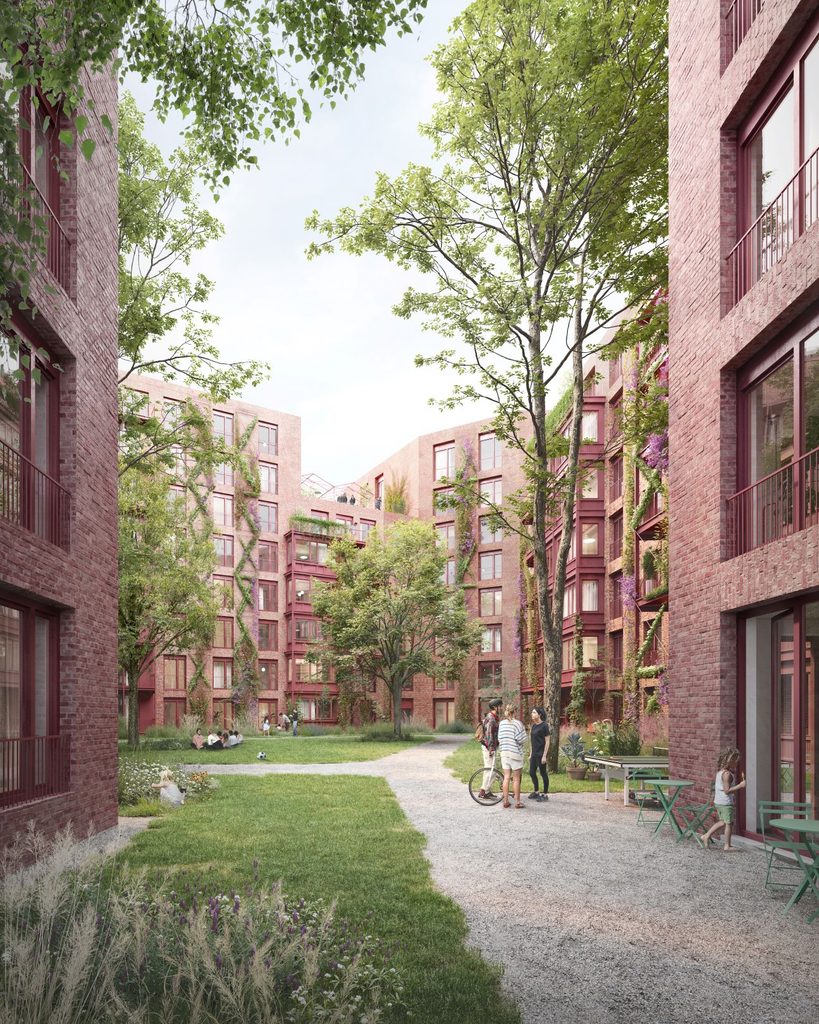 So soll es in dem neuen Beiersdorfquartier in Eimsbüttel mal aussehen.