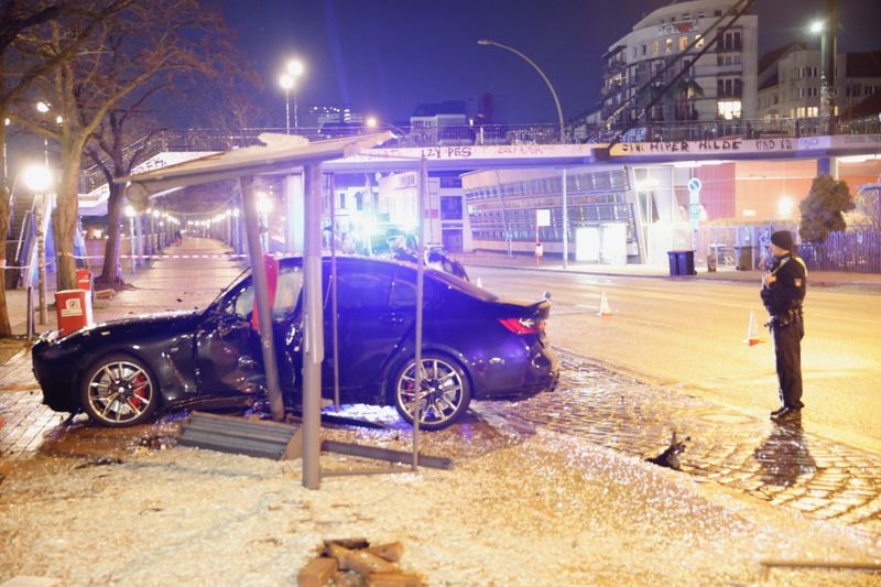 Der Unfallort auf St. Pauli
