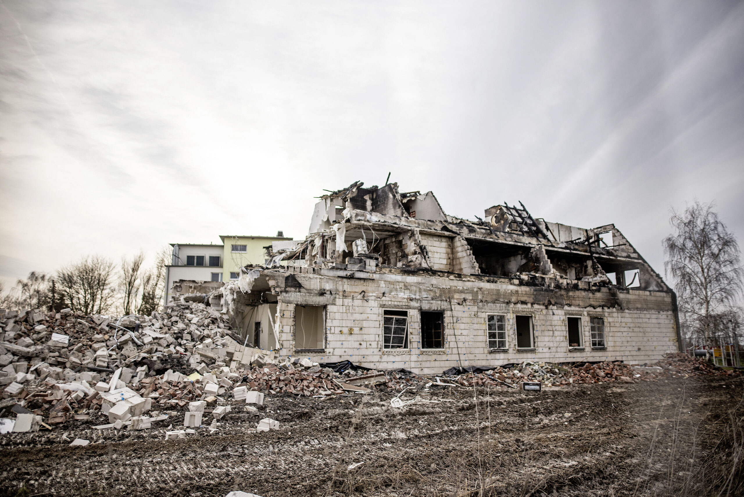Die Ruine des ehemaligen Hotels bei Wismar