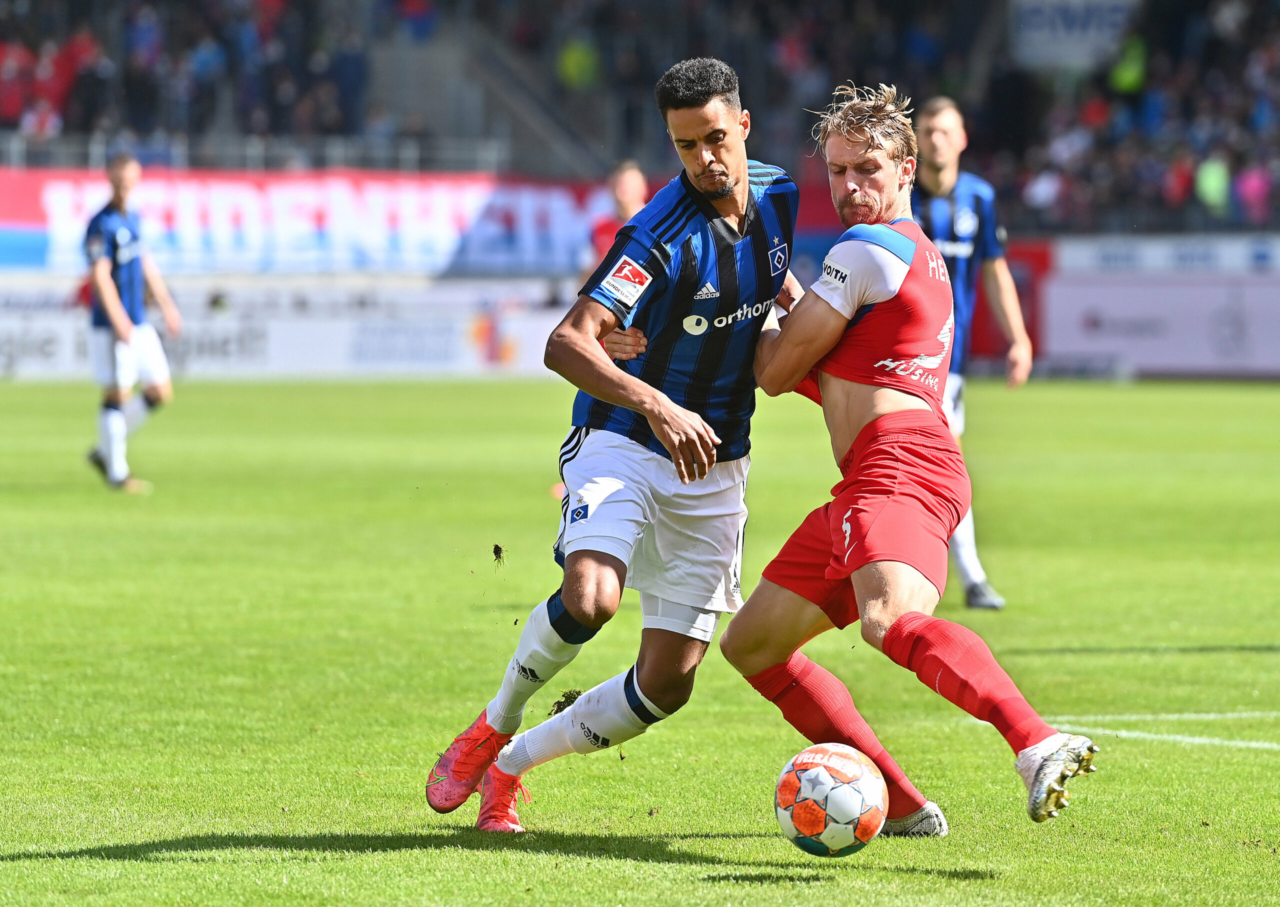 Beim letzten Gastspiel in Heidenheim im August 2021 gab es für Robert Glatzel und Co. ein 0:0.