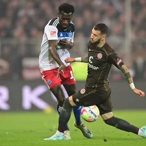 Jatta und Hartel im Derby