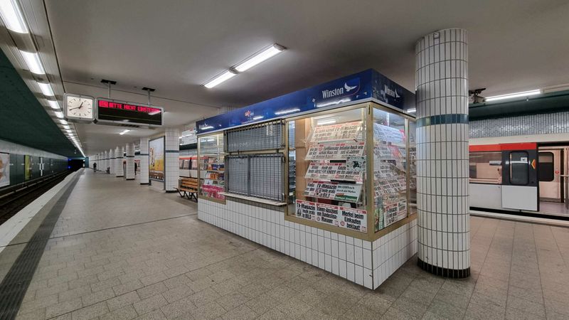 Kiosk an U-Bahn-Station Hammer Kirche