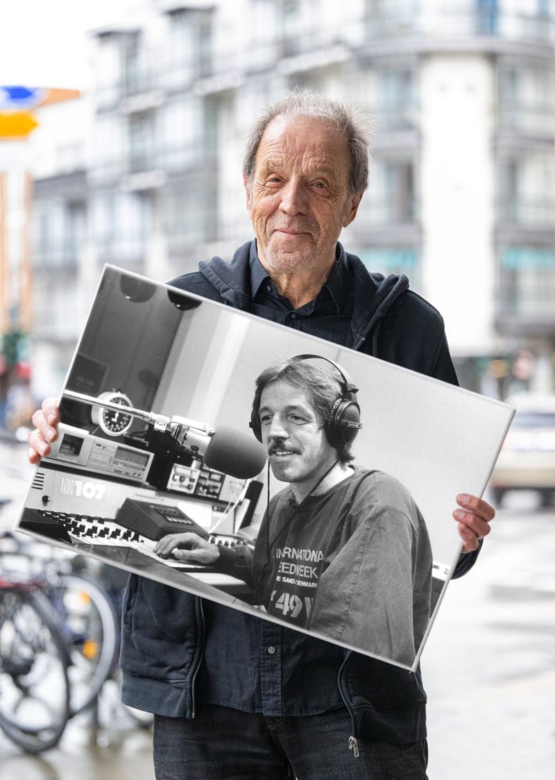 Ein Bild aus alten Tagen: Rolf Fuhrmann im Jahr 1989 in Diensten von Radio 107.