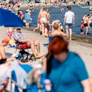 Der Strand von Travemünde ist ein beliebtes Ausflugsziel in Schleswig-Holstein.