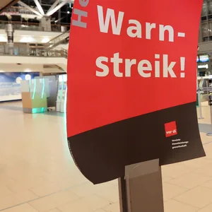 Warnstreik am Hamburg Airport