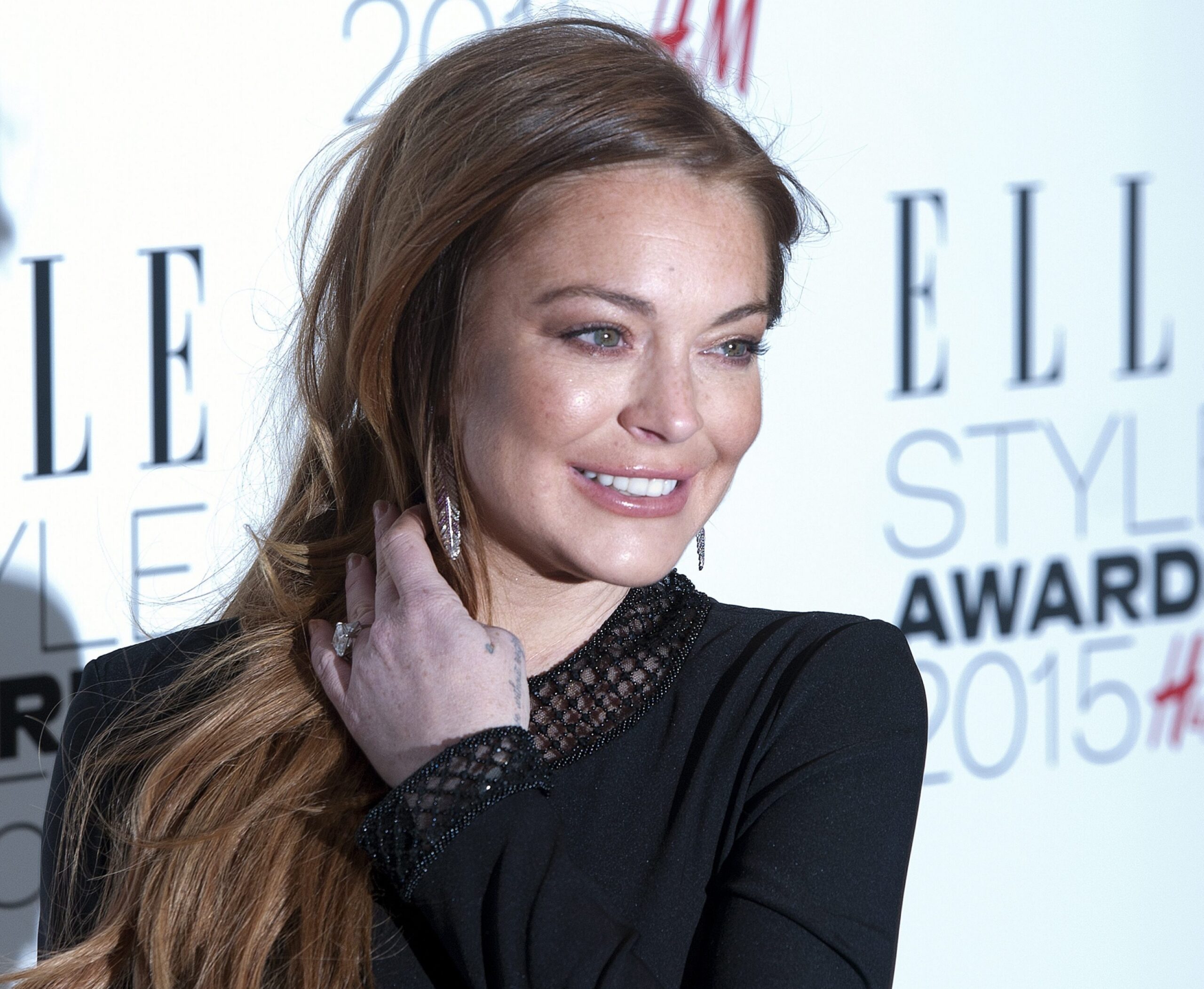 Lindsay Lohan auf dem roten Teppich.