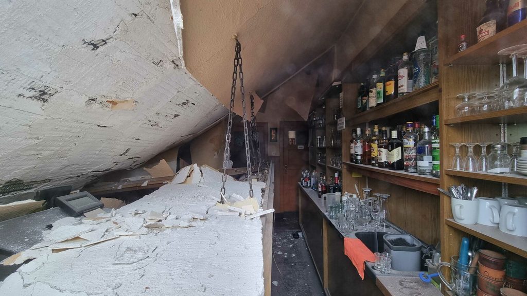 Die Decke der Kneipe ist am Dienstagabend eingestürzt.