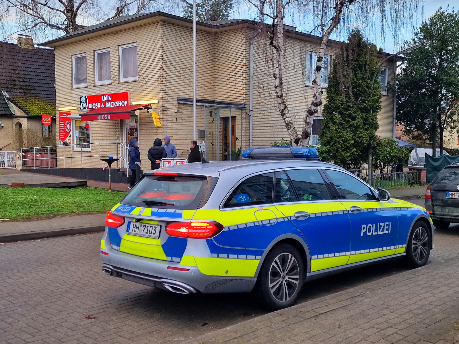 Überfallener Kiosk in Lurup: Die Polizei fahndet derzeit nach dem Räuber