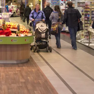 Das Einkaufszentrum „Hamburger Meile“ von innen