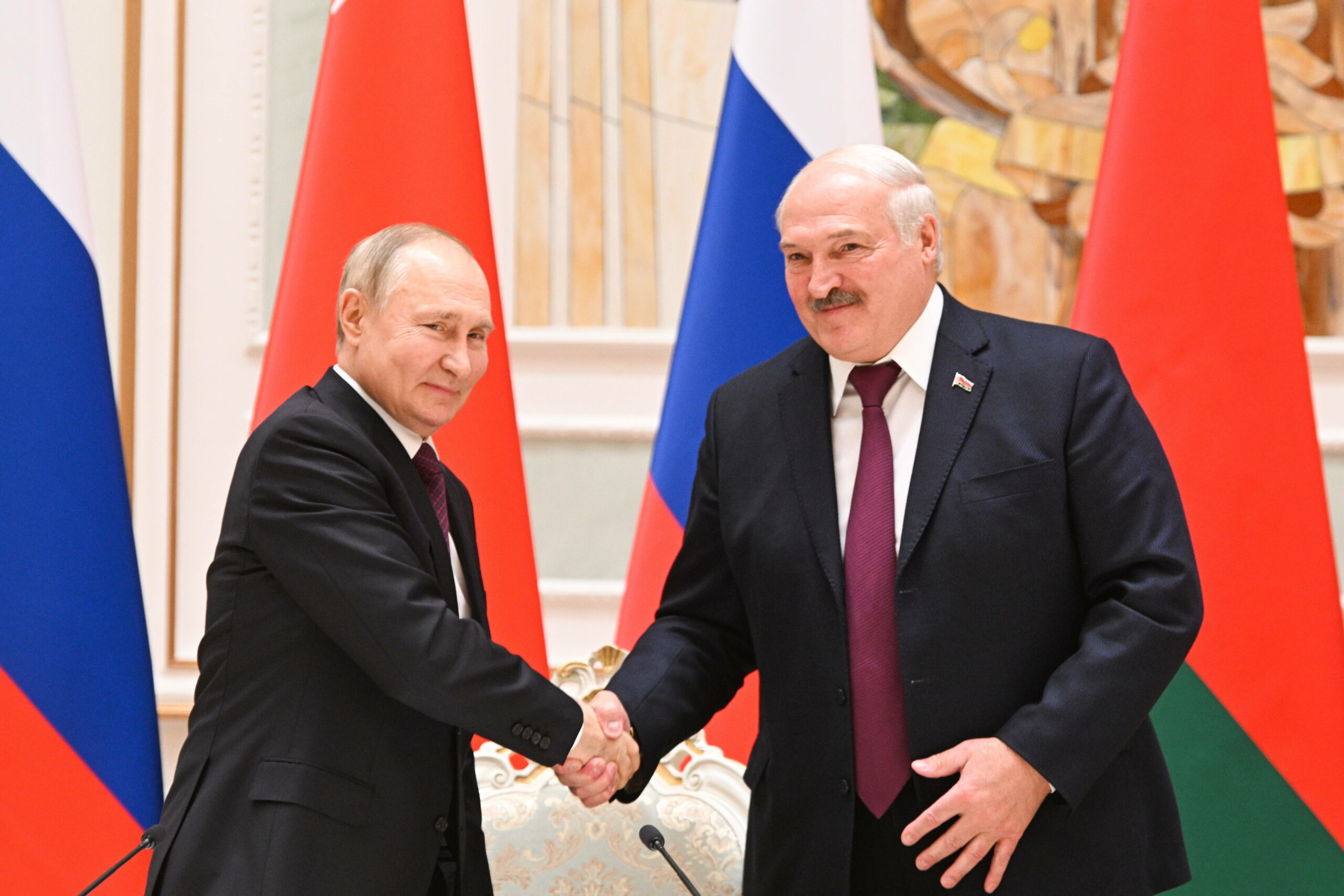 Diktatoren unter sich: Vladimir Putin und Alexander Lukaschenko