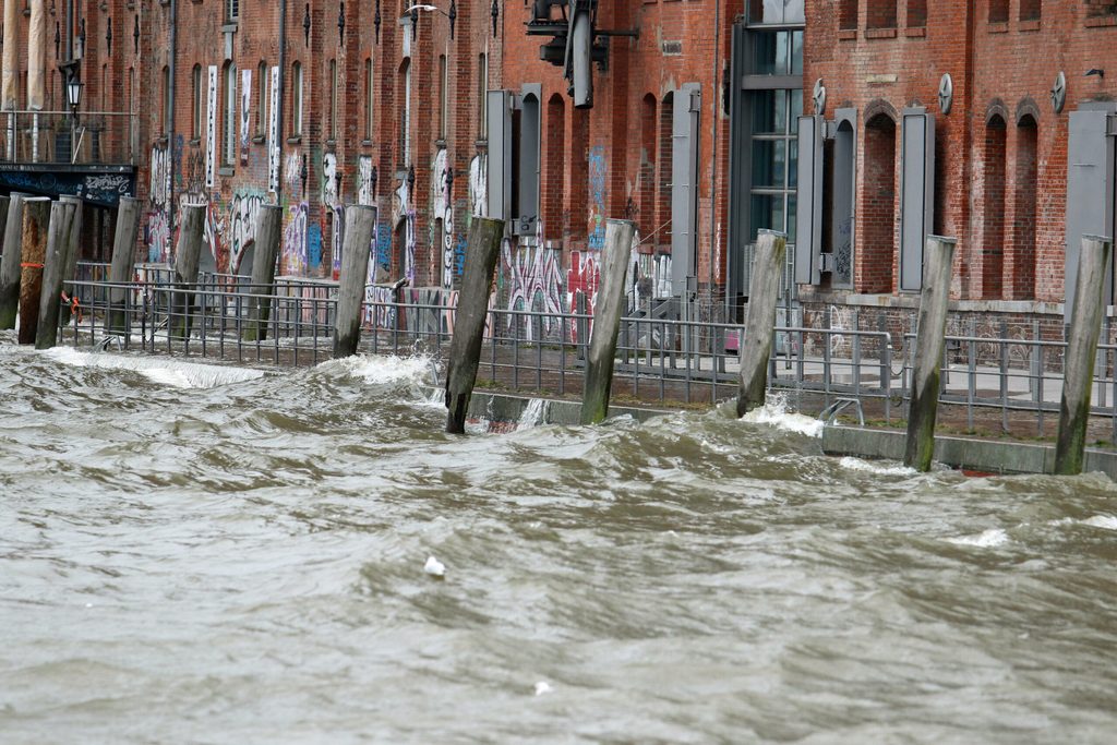Hochwasser in Hamburg