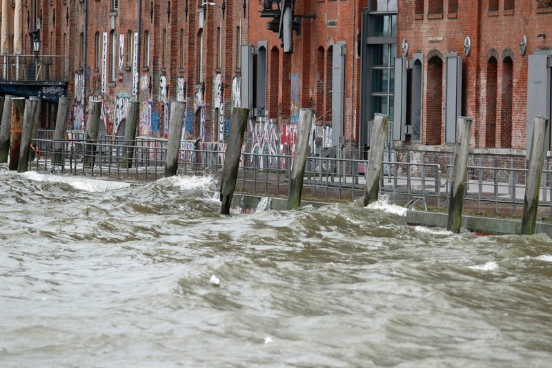 Hochwasser in Hamburg