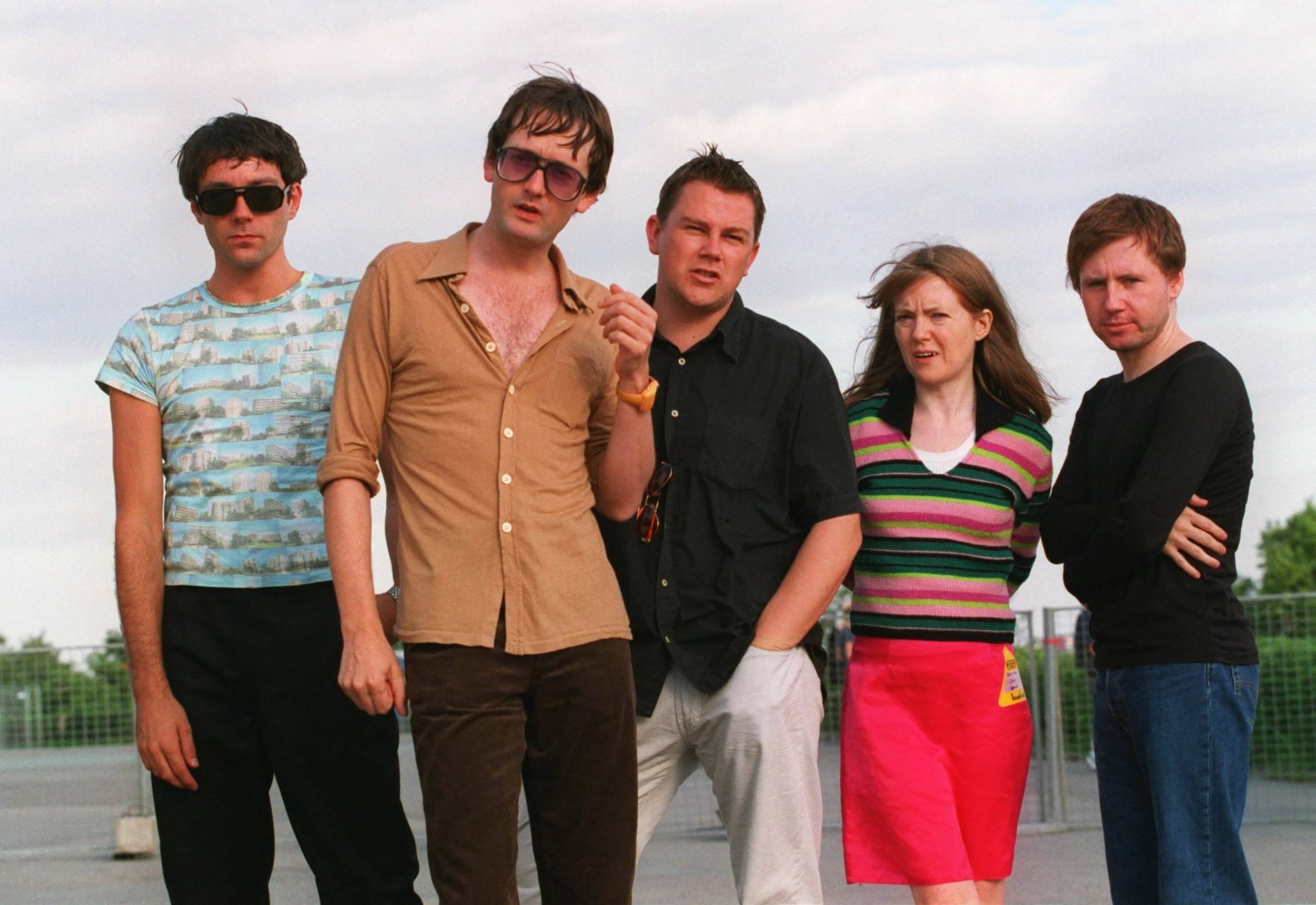 Die Aufnahme zeigt die Britpop-Band Pulp bei einem Termin in Stockholm. (Archivbild von 1998)